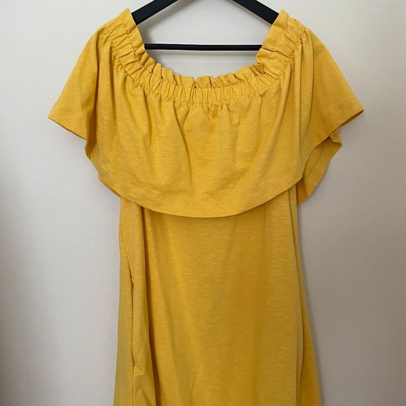 H&M Yellow Off-the-Shoulder Dress - Picture 1 of 2